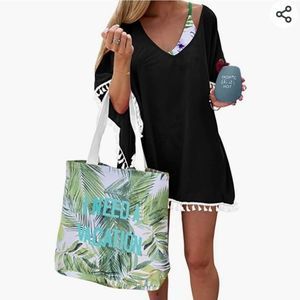 ADREAMLY WOMEN'S STYLISH CHIFFON SWIMSUIT BIKINI P